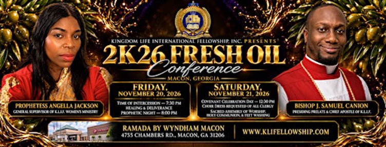 2K26 Fresh Oil Conference (Kingdom Life International Fellowship)