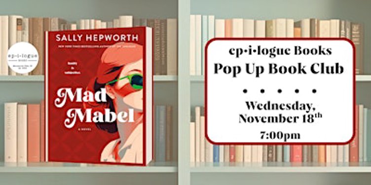 Pop-Up Book Club at ep•i•logue Books