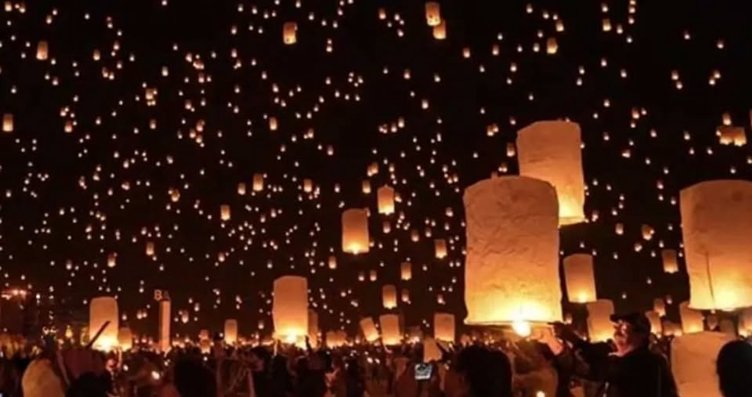 Indianapolis Sky Lantern Festival by Glow