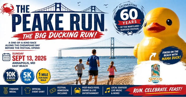 The Peake Run- Our Big Ducking Run to Celebrate the 60 Years of the Maryland Seafood Festival