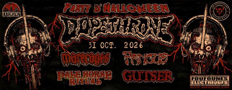 Party d'Halloween Dopethrone 2026