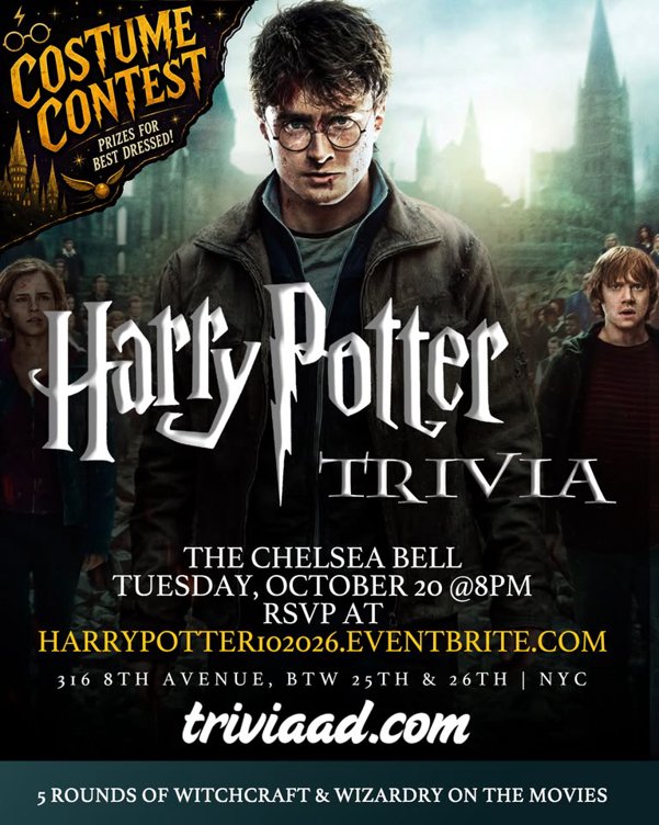 Harry Potter (Movies) Trivia + Costume Contest