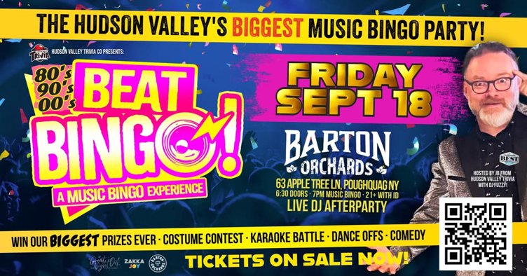 Beat Bingo: 80s, 90s & 00s Music Bingo Rave