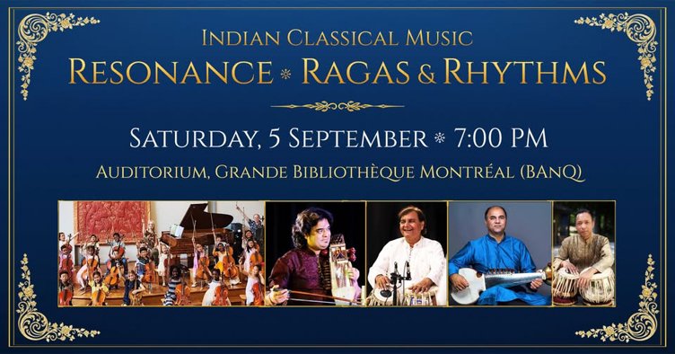 Resonance - Ragas & Rhythms | Indian Classical Music in Montréal