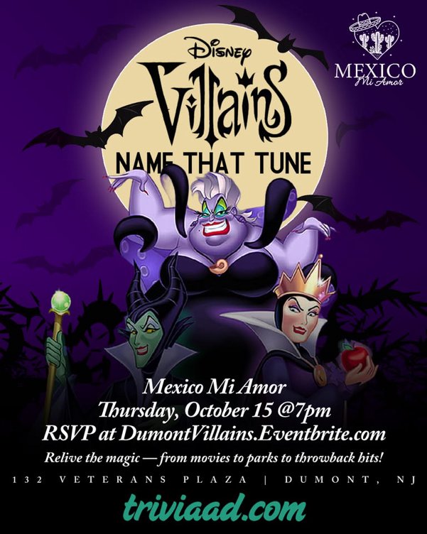 Disney Villains Name That Tune