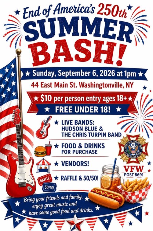 End of America’s 250th Summer Bash!