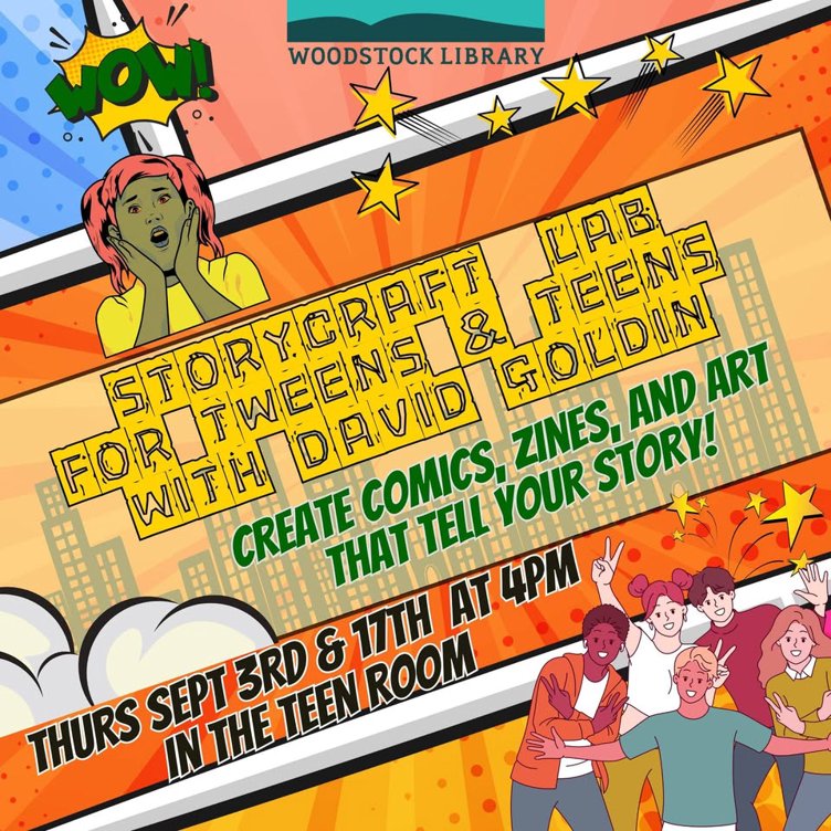 Storycraft Lab for Tweens & Teens (ages 11+) with David Goldin