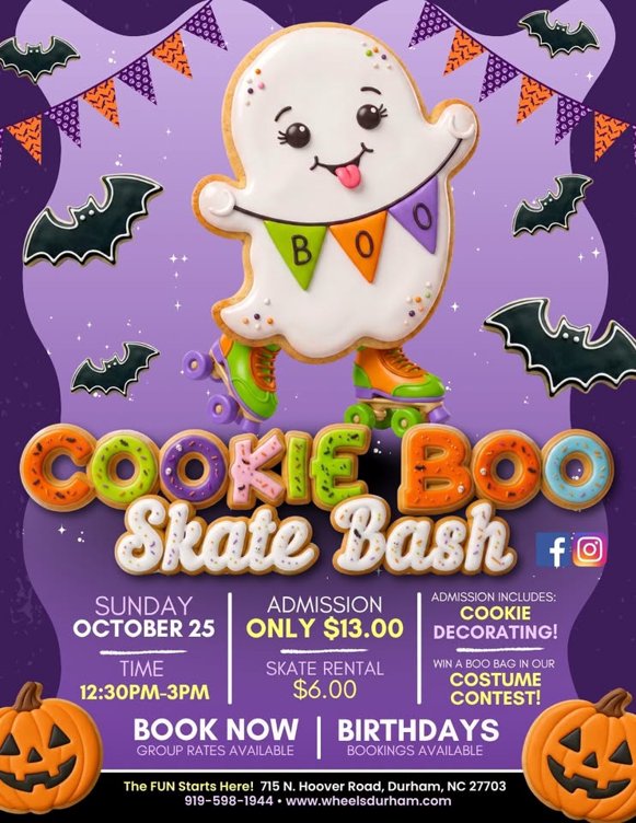 π»πͺ COOKIE BOO SKATE BASH AT WHEELS DURHAM! ππΌ