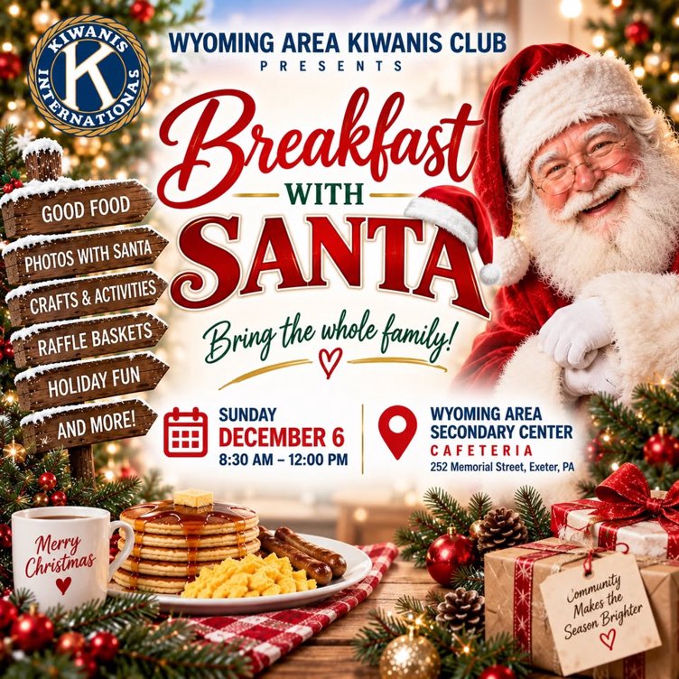 Wyoming Area Kiwanis Breakfast with Santa