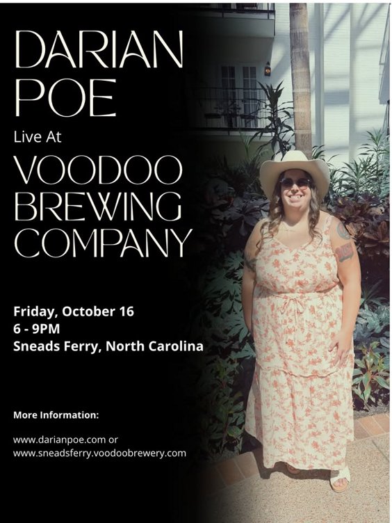 Darian Poe at Voodoo Brewing Company