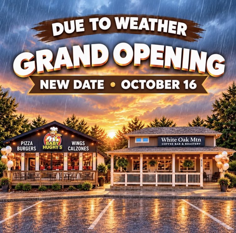 Baby Hughy’s + White Oak Mtn Coffee Grand Opening Celebration
