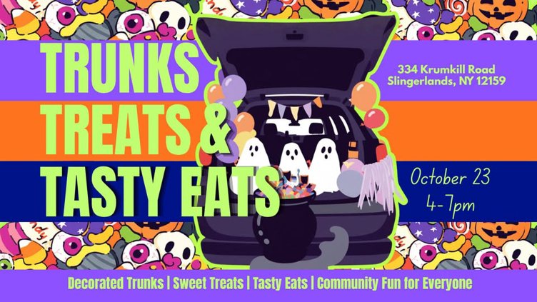 Trunks, Treats, and Tasty Eats at the WWAARC in Slingerlands!