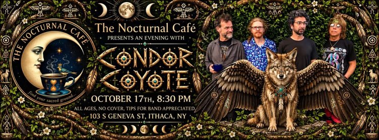 The Nocturnal Cafe presents an evening with " CONDOR COYOTE "