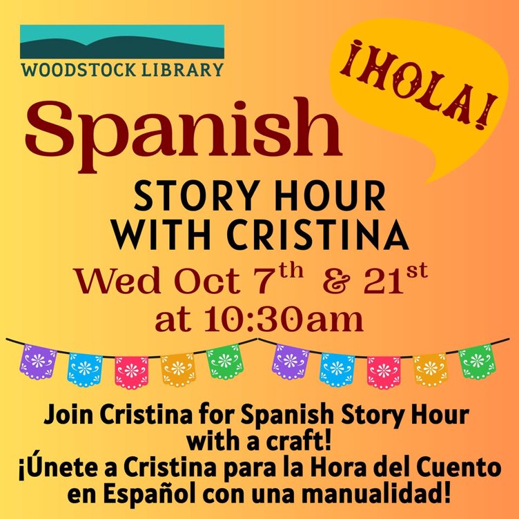 Spanish Story Hour with Cristina - Hora de Cuentos en Español con Cristina