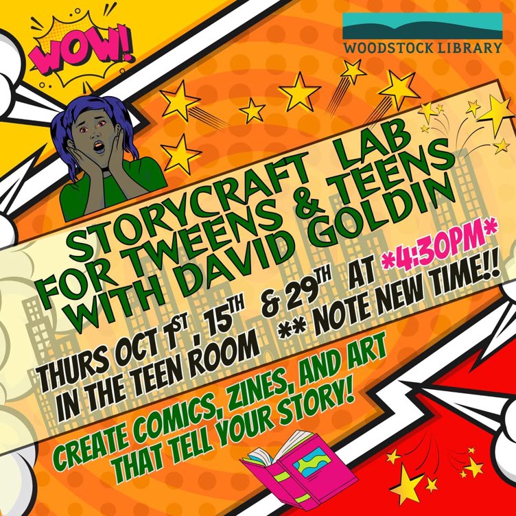 Storycraft Lab for Tweens and Teens with David Goldin