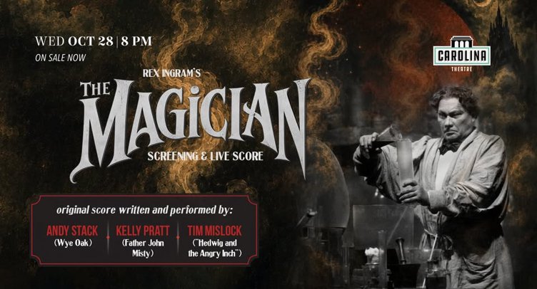 THE MAGICIAN (1926): Screening & Original Live Score