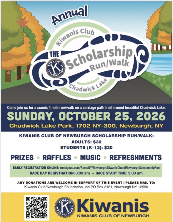 Kiwanis Club of Newburgh Scholarship Run/walk