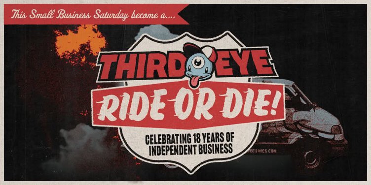 SAT 11/28/26: Third Eye Ride Or Die! Small Business Saturday