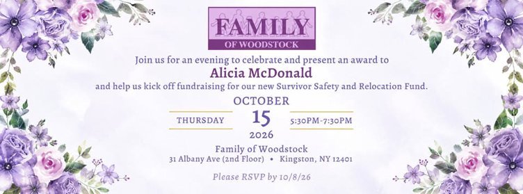 Domestic Violence Survivor Support Night