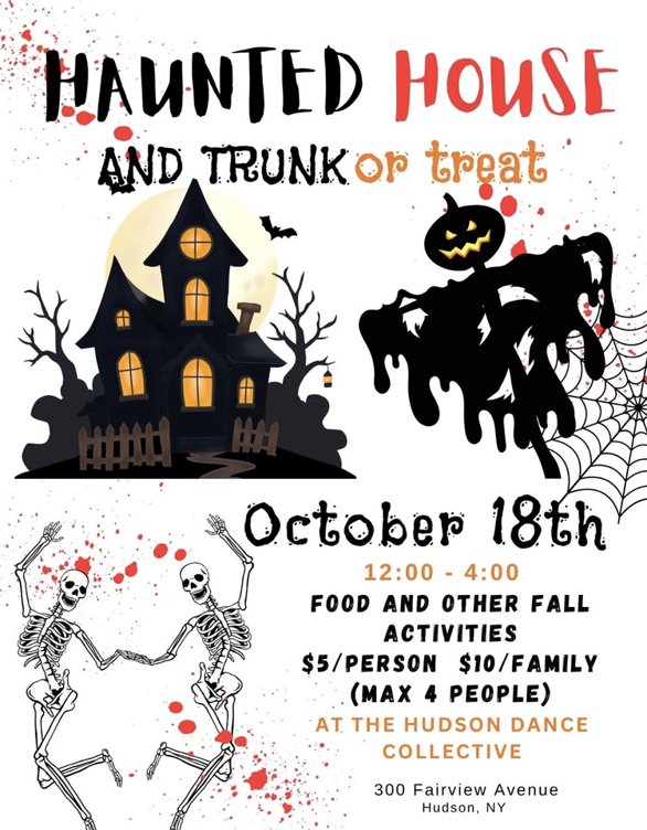 The Hudson Dance Collective Haunted House and Trunk or Treat
