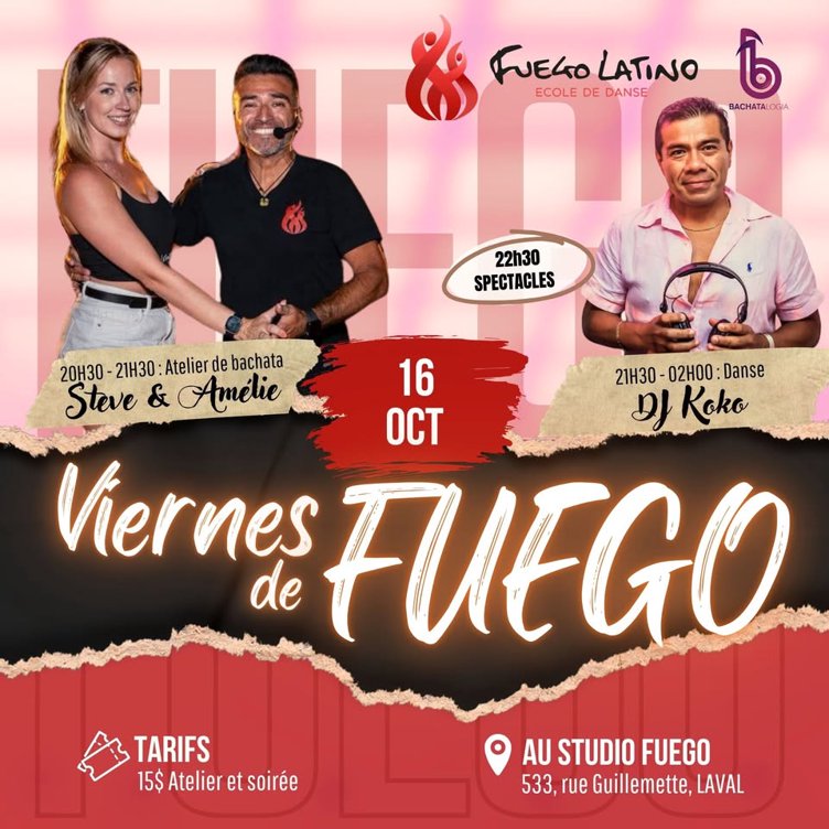 Viernes de Fuego avec Dj Koko