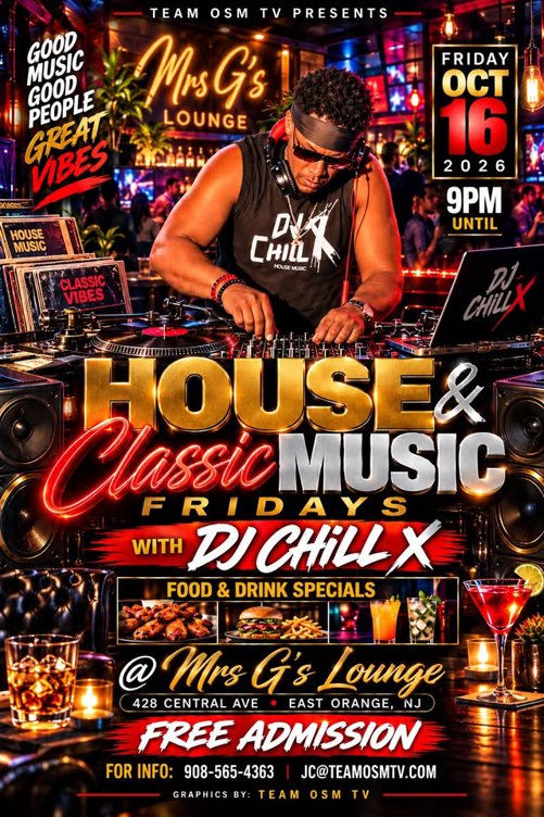 TEAM OSMTV Presents House & Classic Music Fridays