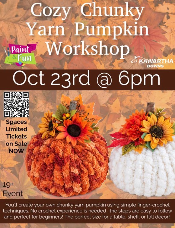 Cozy Chunky Yarn Pumpkin Workshop