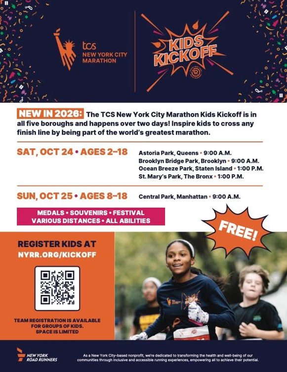 TCS NYC Marathon Kids Kickoff