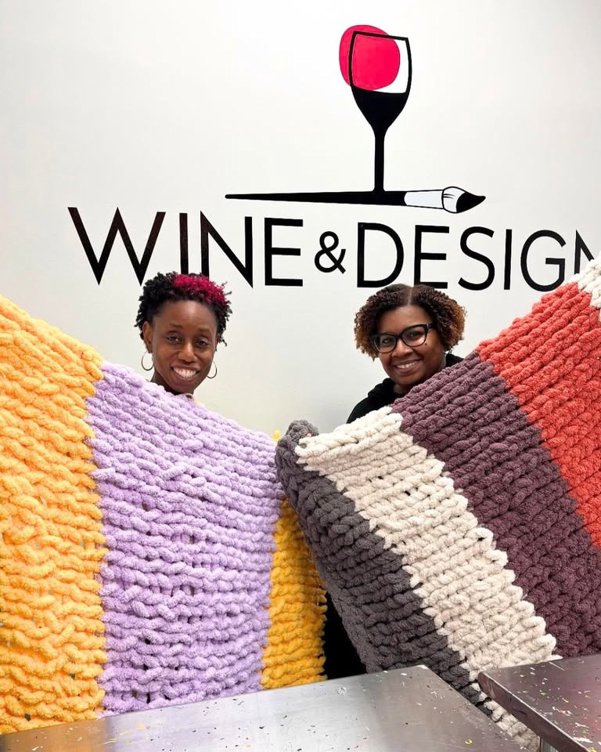 Chunky Blanket Workshop - Full Size Throw (40x60") - DIY and Relax - Free Parking