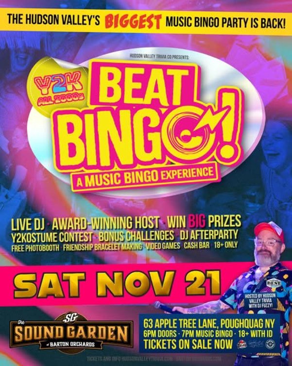 Beat Bingo: Y2K Music Bingo Rave