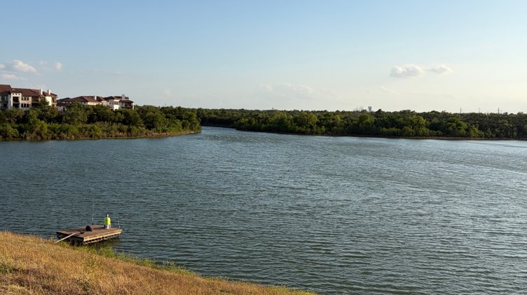 Evening Stroll at Lakeline Park
