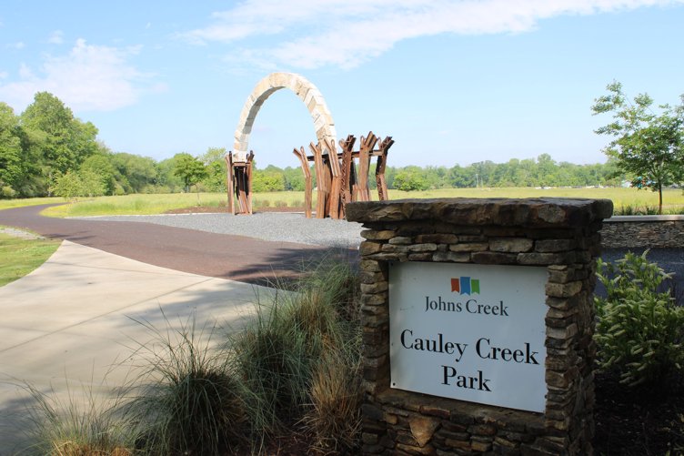 Cauley Creek Park and Rodgers Bridge Walk N.047 5:30pm