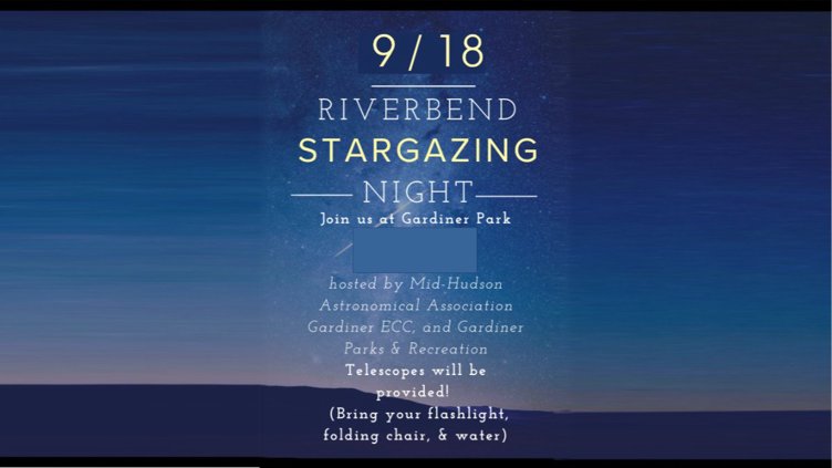Stargazing at Gardiner Park