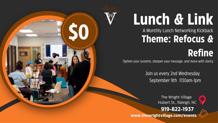 Lunch & Link - Refocus & Refine