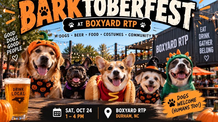 🐶 Barktoberfest at Boxyard RTP 🎃🍺