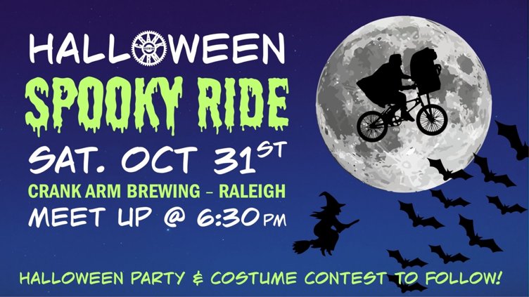 π Halloween SPOOKY RIDE @ Crank Arm - RALEIGH