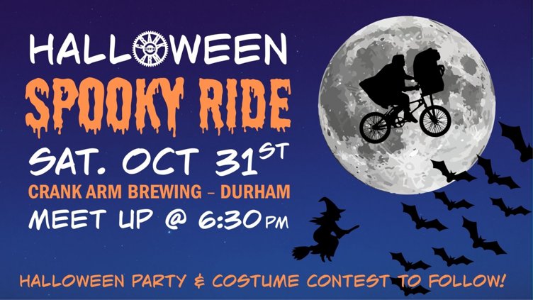 🎃 Halloween SPOOKY RIDE @ Crank Arm - DURHAM