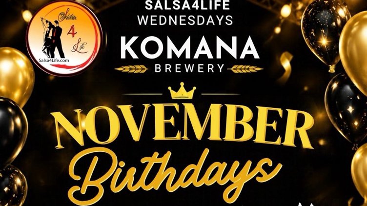 Salsa in Black - November Birthday celebration - Latin dance social!